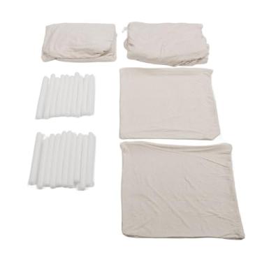 Imagem de Mingzhe Capa Extensível para sofá Soft Capa de sofá Com Proteção Total 2 Conjuntos para Sala de Estar (3 pessoas 190‑230 cm)