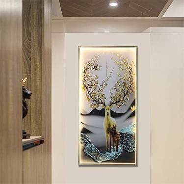 Imagem de Luminária de parede contemporânea para interiores, minimalista e elegante, com efeito mural criativo para sala de estar, quarto, sala de jantar, escritório, entrada, casa, hotel, corredor, i