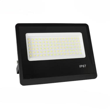 Imagem de KIT 1 a 4 Refletor LED 500W Holofote Super Potente à Prova d'Água Área Externa Econômico IP67 Bivolt (KIT 1)