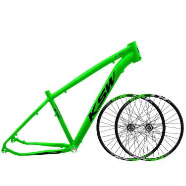 Imagem de Quadro MTB Aro 29 KSW XLT 100 + Par Roda Aro 29 KOG Rosca