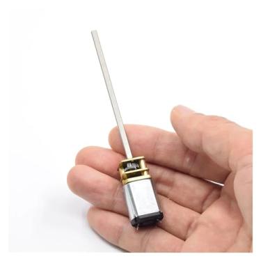 Imagem de Micro 030 Motor de engrenagens de metal completo DC3V 5V 6V 9V 12V 30RPM velocidade lenta 70 mm mini redução de eixo longo