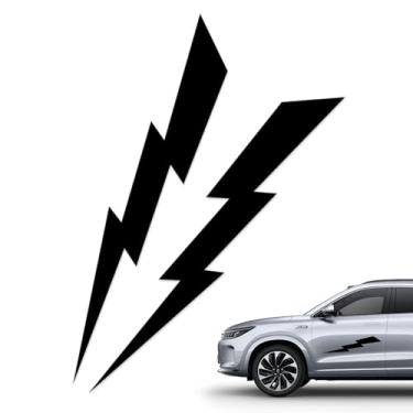 Imagem de Adesivos de capacete de motocicleta - Adesivos refletivos de carroceria de | Conjunto de 2 decalques de janela de carroceria, adesivos de laptop refletivos para veículos