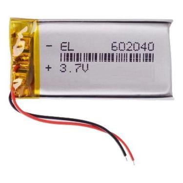 Imagem de Bateria 3.7v 600 Mah 6mm X20mm X40mm 2 Fios 602040 - BGB ENERGY BATTER