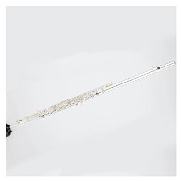 Imagem de Flauta Flauta Flauta Selecionado Profissionalmente Material Cobre Branco Tom C 16 Superfície Aberta Instrumento Banhado a Prata