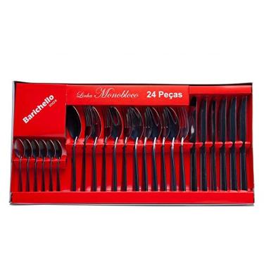 Imagem de Faqueiro Inox 24 Peças Monobloco
