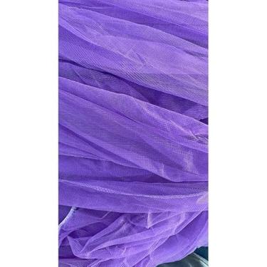 Imagem de Mosquiteiro de Teto Casal Indiano Fechado Gigante | Modelo 3B Bonito, Barato e Durável | Proteção Contra Insetos e Decoração Boho(Lilás)