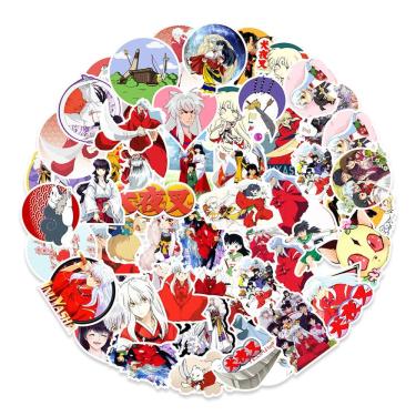 Imagem de Adesivo Anime Inuyashass Vinyl Cartoon Anime 50 unidades para água