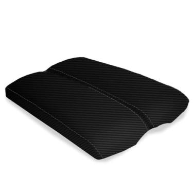Imagem de Autoguru Capa de apoio de braço para console de fibra de carbono preta compatível com Infiniti M35 06-10