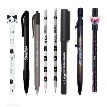 Imagem de Kit Papelaria Fofa Cats Kawaii Lapis Caneta Fofas - SAKURA SHOP