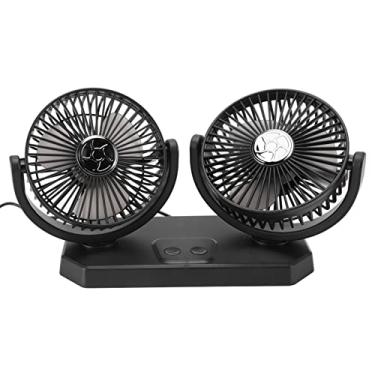 Imagem de Zerodis Ventilador de Resfriamento de Carro, Jardinagem Doméstica, Eletrodomésticos, Eletrodomésticos, Ventilador Elétrico Giratório Com Motor Potente para Minivan, de Resfriamento de Carro,