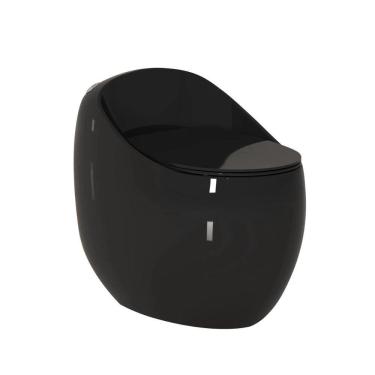 Imagem de Vaso Sanitário Monobloco Porcê Luminus Preto (PVS48MBSFA-PT)