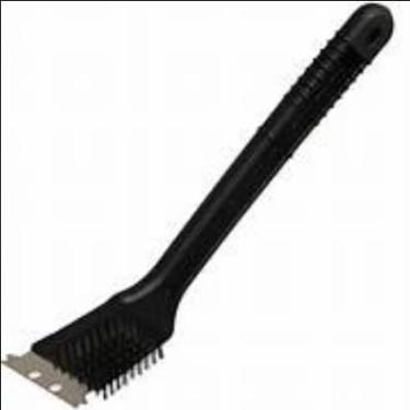 Imagem de Escova para Grelha com Raspador Gadan GD-6070 – 12” | Limpeza Pesada para Churrasqueiras e Grelhas