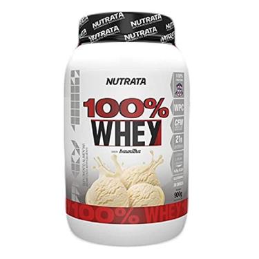 Imagem de 100% Whey (900G) - Sabor Baunilha, Nutrata