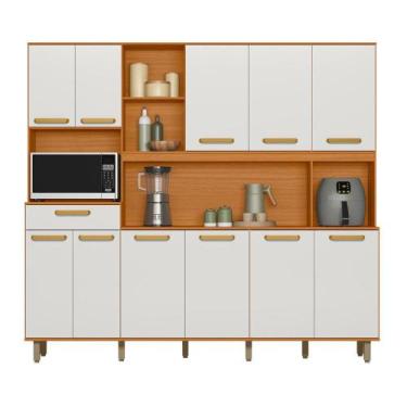 Imagem de Armario de Cozinha Kit Pilar com 11 Portas e 1 Gaveta - Poliman, Freij