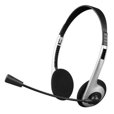 Imagem de Fone de Ouvido C3 Tech PH-01SI - Microfone e Controle de Volume - Conector P2 - Prata-Unissex