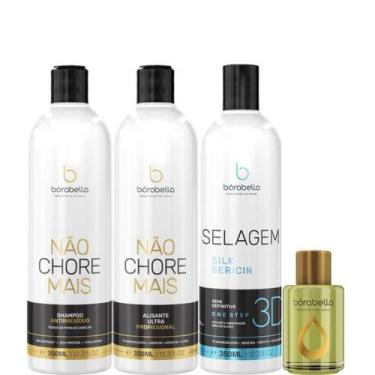 Imagem de Borabella Kit Não Chore + Selagem 3x350ml + Argan 7ml