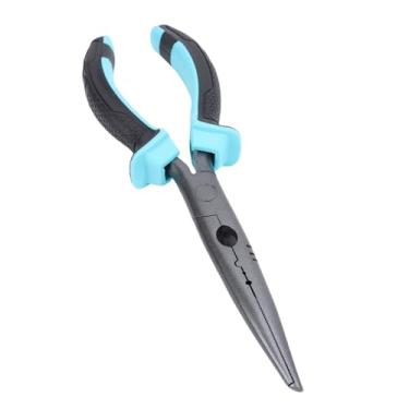 Imagem de Fafeicy 9 Polegada Alicate de Pesca Alicate de Nariz de Agulha de Aço Carbono Com Cortador de Linha e Abridor de Anel Dividido para Pesca Em água Doce de água Salgada