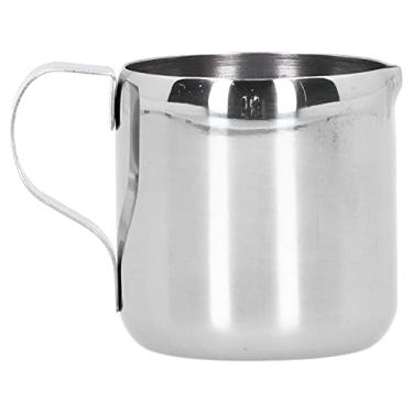 Imagem de ZJchao Jarra de café Em Aço Inoxidável 304, Copo para Espuma de Leite, Copo para Beber para Casa, Cafeteria, Bar, Restaurante, Acessório de Cozinha, Capacidade de 60ml