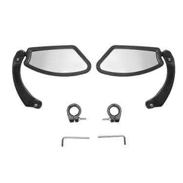 Imagem de SPYMINNPOO 2 Pacotes de Espelho para Bicicleta Dobrável, Ajustável Em 360° Giratório, Espelho Retrovisor para Guidão, para Bicicletas