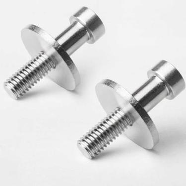 Imagem de (2 peças) Trava de porta Striker 38428 compatível com Chevrolet K1500 K2500 K3500 GMC C1500 C2500 C3500 Yukon 1500 C3500 Yukon Parafuso de trava de porta de caminhão substitui 15013147 - Vendido em