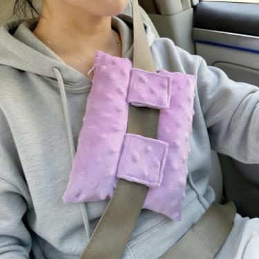 Imagem de KUMUROETA Almofada de cinto de segurança – Almofada protetora para recuperação de cirurgia, mastectomia e bypass cardíaco, almofada confortável para porta, marcapasso e cesariana, almofada de suporte