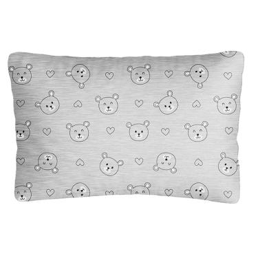 Imagem de Fronha para Bebê Malha Estampada 28 cm x 40 cm Bublim