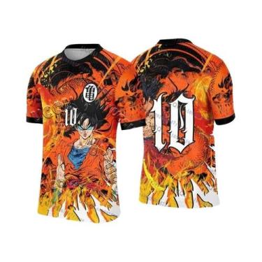 Imagem de Camiseta De Futebol Anime Dragon Ball Oversize Para Homens E Mulheres,