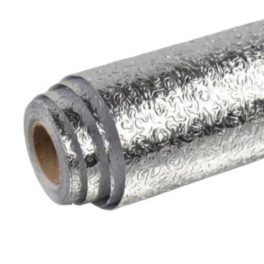 Imagem de 5 Metros Papel De Alumínio Rolo Adesivo 3D Prova Da Agua Para Cozinha Adesivo Impermeável(2M)