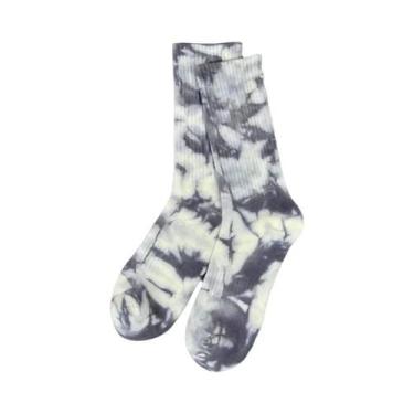 Imagem de Meias Tie-dye Unissex Para Homens E Mulheres, Meias Longas De Skate Pa