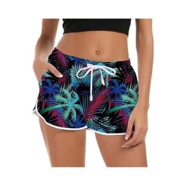 Imagem de Shorts De Natação Femininos De Secagem Rápida Para Verão Praia Academi