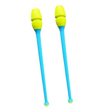 Imagem de Dynwave 2x Bastões de Ginástica Artística com Bastões de Borracha para Treinamento de Ginástica Rítmica para Crianças e Adultos - Equipamento Conectável, Style a