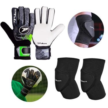 Imagem de Kit Cotoveleira Indoor + Luva Training Infinity Poker-Unissex