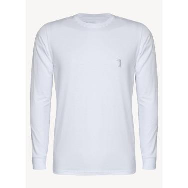 Imagem de Camiseta Aleatory Básica Manga Longa Freedom Branca-Masculino