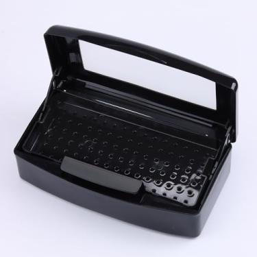 Imagem de Caixa de esterilizador de unha recipiente desinfetante de plástico para ferramentas de acessórios de arte de unhas, salões de cabeleireiro e centros de beleza, caixa de imersão de esterilizador com