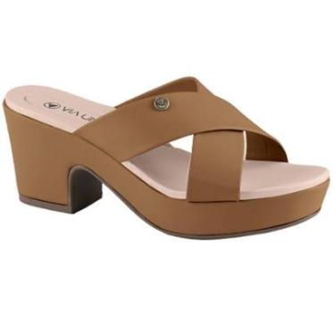 Imagem de SANDALIA VIA UNO SALTO BAIXO QUADRADO REF 821025SIAVV-Feminino