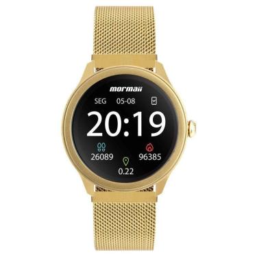 Imagem de Relógio Smartwatch Mormaii Unissex Dourado - MOLIFEURAG/7D-Unissex