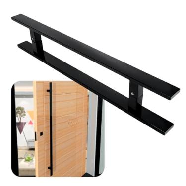 Imagem de Puxador Para Portas Clean 80 cm Preto Fosco