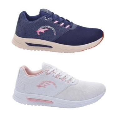 Imagem de Kit 2 Pares Tênis Feminino Original FXB Academia Caminhada Para Corrida Treino-Feminino