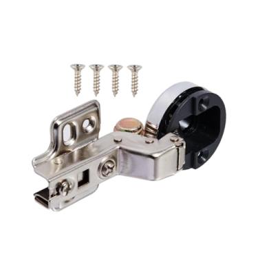 Imagem de Wswqop Dobradiça para Porta de Vidro de Armário de Cozinha, Dobradiça Oculta com Furo de 35 Mm, Dobradiça Prática com Fechamento Suave, Ferragens para Armári, Grande curva, Tamanho real