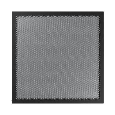 Imagem de Amgei Mesa de trabalho de gravação em favo de mel, mesa de trabalho de favo de mel, bancada de trabalho de 235 x 235 mm, painel de alumínio, plataforma para limpeza de máquina, trabalho de corte 235 x