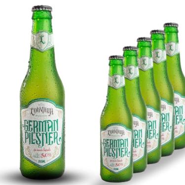 Imagem de Cerveja German Pilsner Cervejaria Louvada 355ml - 06 unidades Sem Glúten