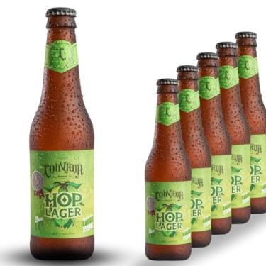 Imagem de Cerveja Hop Lager Cervejaria Louvada 355ml - 06 unidades Sem Glúten