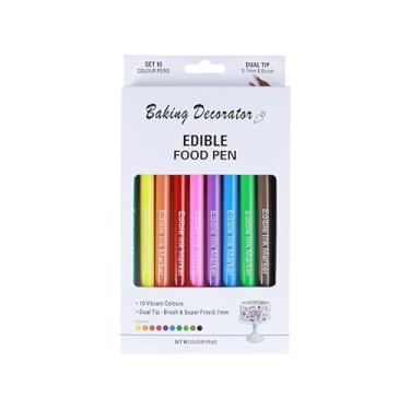 Imagem de Pigmento comestível para confeitaria com nova ponta direto da fábrica Caneta de assinatura 0 7mm pincel Traços linha gancho Ótima ferramenta uso diário em casa Fácil usar Conveniente Alto nível Alta d