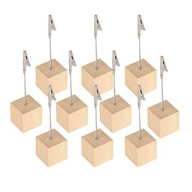 Imagem de Naroote Suporte de Clipe de jacaré Durável Braçadeira de Nota para Decoração de Escritório de Casamento Porta-cartões de Mesa de Fotos Conjunto de 10 Peças