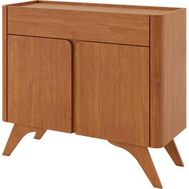 Imagem de Buffet Aros 2 Portas Pés Madeira Maciça - Mavaular, Naturale