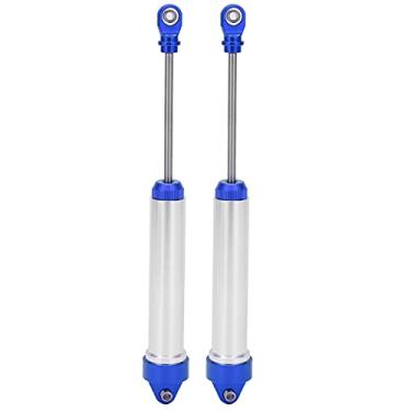 Imagem de CUOFYUNL 2 peças amortecedores RC Controle Remoto amortecedor de suporte traseiro de metal sem mola para carro para UDR (Azul escuro)