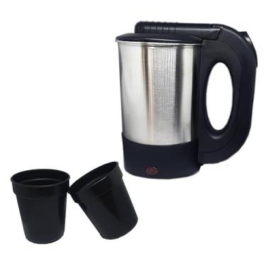 Imagem de CHALEIRA ELÉTRICA PORTÁTIL 12V CARRO CHÁ CAFÉ INOX 500 ML