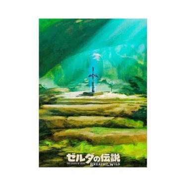 Imagem de Pôster Em Tela De the Legend of Zelda, Arte Moderna Para Quarto, Sala 