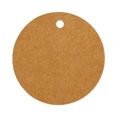 Imagem de Etiquetas Redondas De Papel Kraft 3 4 5cm, Etiquetas De Preço Em Branc