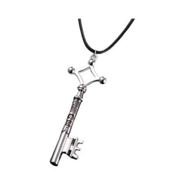 Imagem de Colar Com Pingente De Eren De Attack on Titan (Shingeki No Kyojin) Par